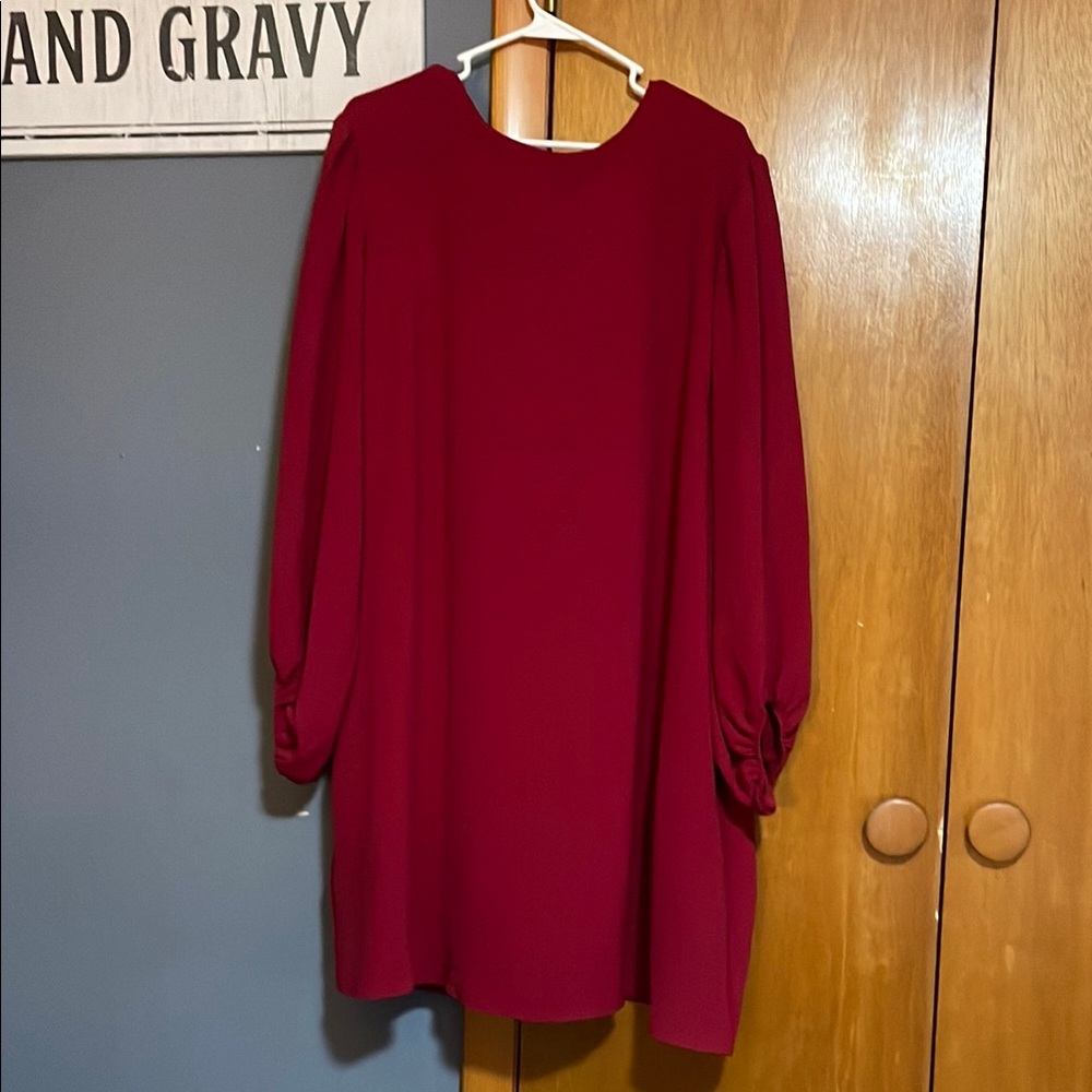 Elegant Red Women's Dress